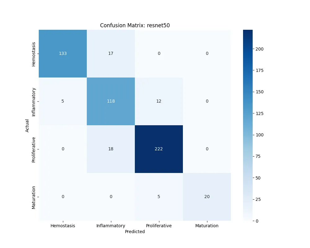 HealNet confusion matrix